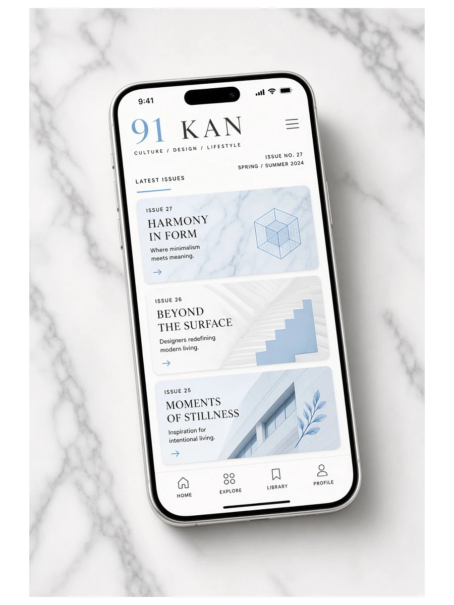 91 APP 移动阅读界面